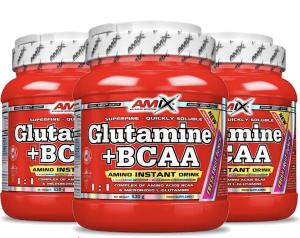 BCAA amino acids and glutamine
