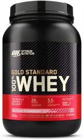 100% Siero di latte Gold 2 Lb Fragola