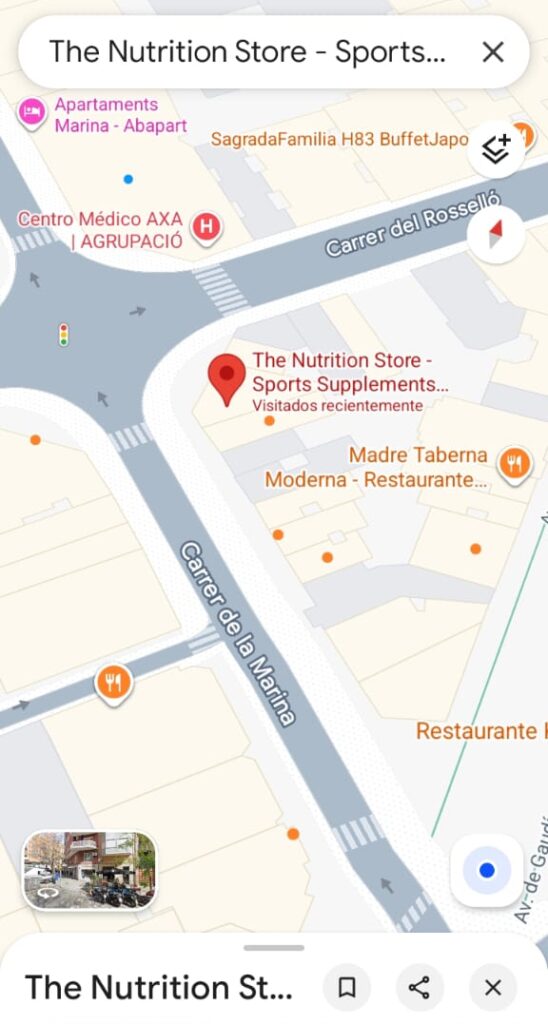 maps nutrition store