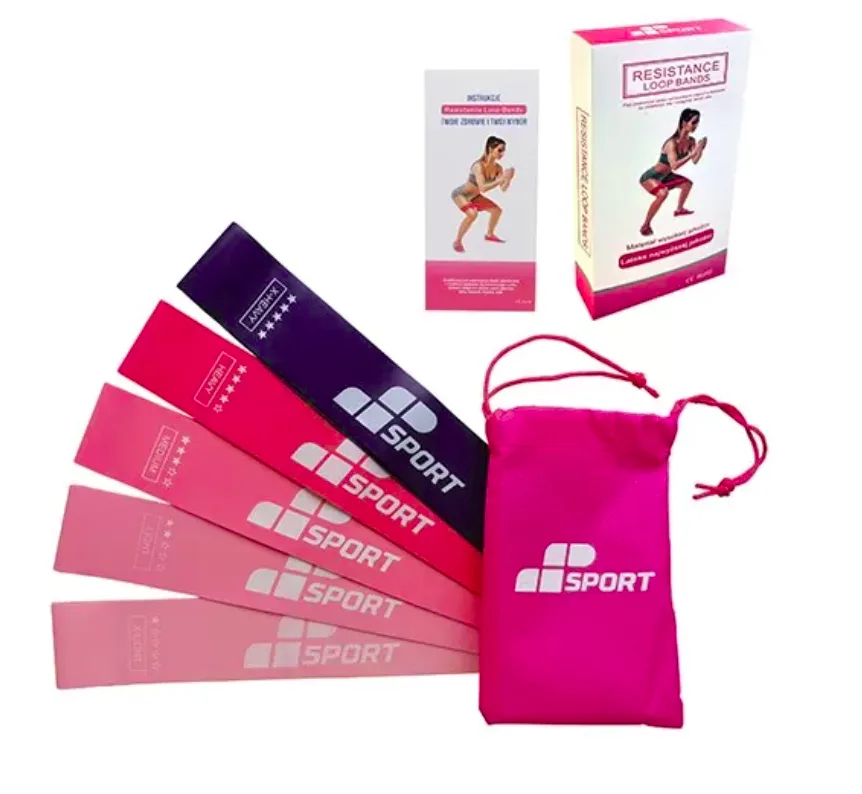Set da 5 fasce elastiche mini loop